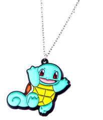 Squirtle Enamel Pendant Necklace w/ 18